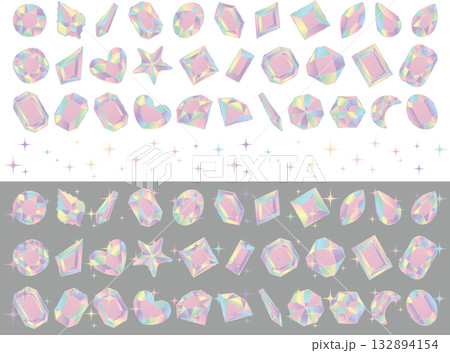 カットガラスP、光、20虹淡 カットガラスP、光、20虹淡 132894154