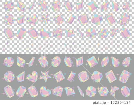 カットガラスP、光、20虹淡 カットガラスP、光、20虹淡 132894154