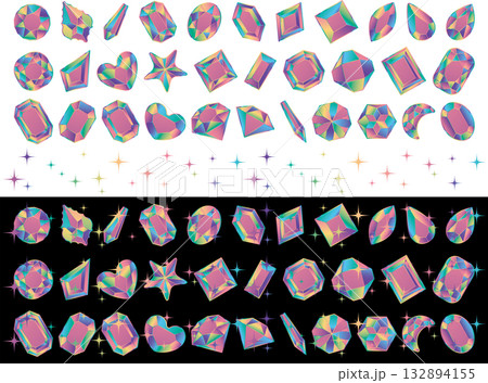 カットガラスP、光、21虹濃 カットガラスP、光、21虹濃 132894155