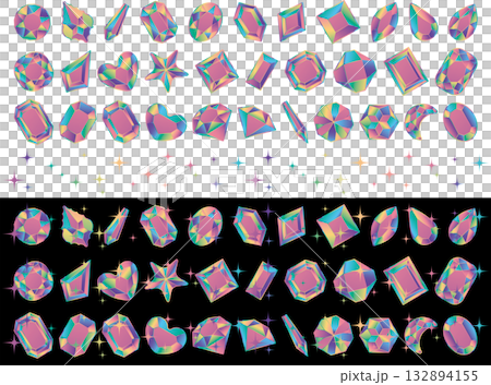 カットガラスP、光、21虹濃 カットガラスP、光、21虹濃 132894155