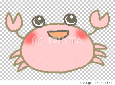 かわいいカニさん かわいいカニさん 132894171