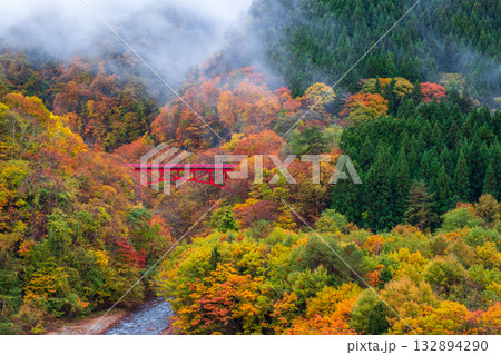 松川渓谷(秋) 高山村 松川渓谷(秋) 高山村 132894290