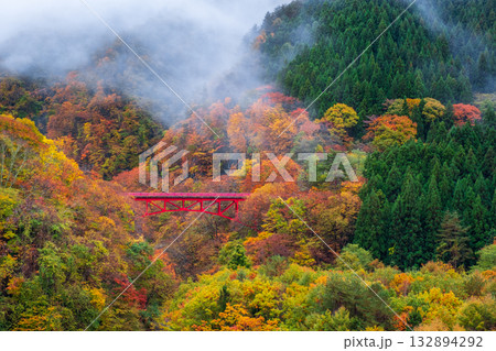 松川渓谷(秋) 高山村 松川渓谷(秋) 高山村 132894292