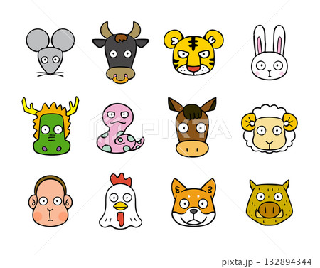 十二支セット 132894344