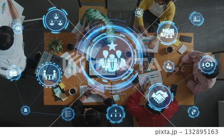 Digital Human Resource and Online Recruitment Technology Funnel Digital Human Resource and Online Recruitment Technology Funnel 132895163