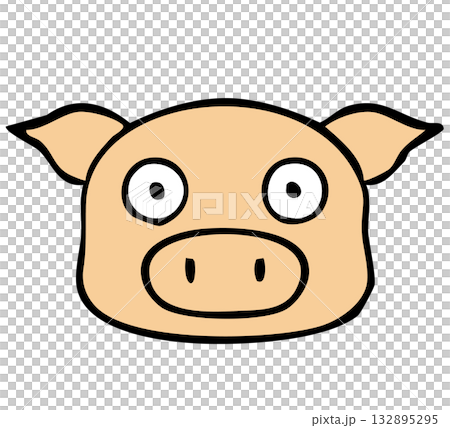 圖示_豬 132895295