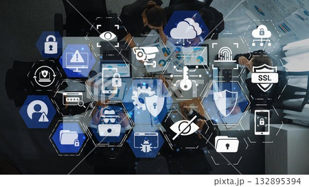 Cybersecurity Strategy to Protect Digital Business Assets Funnel 132895394