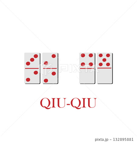 domino casino cards, symbol design 132895881