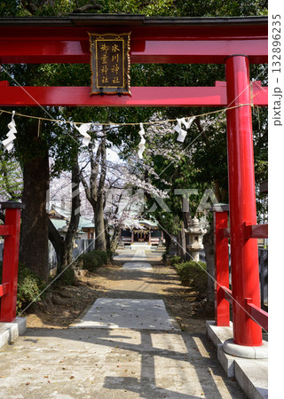 上赤塚　氷川神社　両部鳥居 132896235