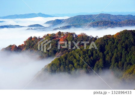 紅葉の天空の山城2430 132896433