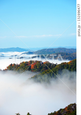紅葉の天空の山城2661 紅葉の天空の山城2661 132896477