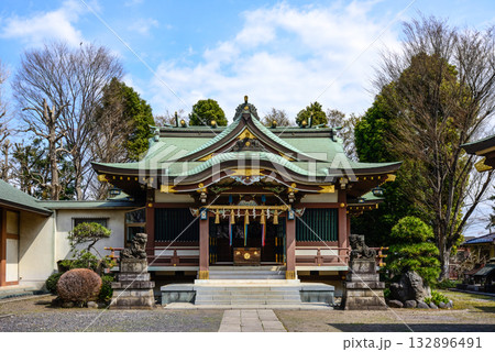 上赤塚　氷川神社　社殿 132896491