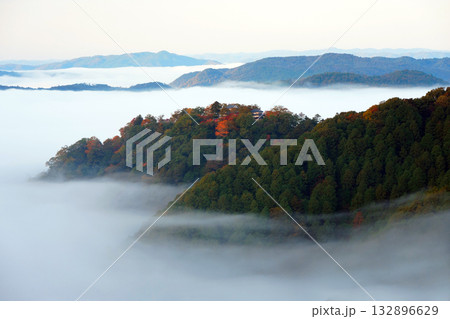 紅葉の天空の山城2397 132896629