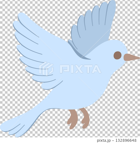 bird flat design illustration for national bird day 132896648