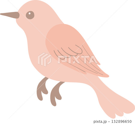 flat feather bird element for wildlife and nature themes flat feather bird element for wildlife and nature themes 132896650