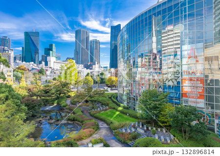 テレビ朝日と毛利庭園 132896814