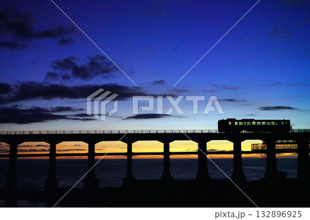 惣郷川架橋　電車　列車634 132896925