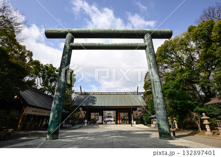靖国神社 第二鳥居 靖国神社 第二鳥居 132897401