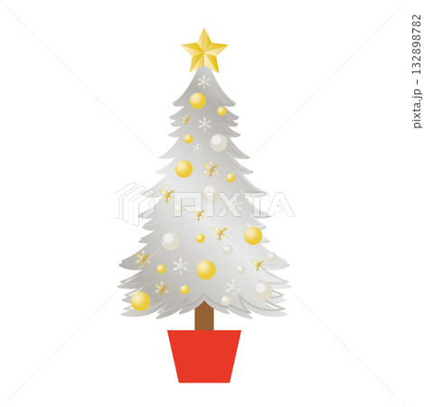クリスマスツリーのイラスト クリスマスツリーのイラスト 132898782