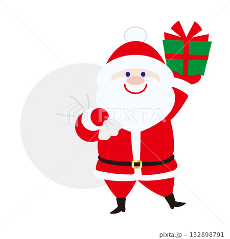 プレゼントを持ったサンタクロース プレゼントを持ったサンタクロース 132898791