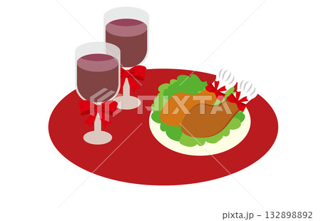 美味しそうなパーティー料理 132898892