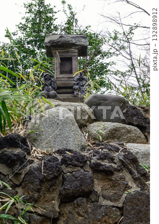 上赤塚　氷川神社　富士塚（浅間神社） 132898912
