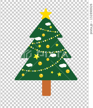 Simple and stylish Christmas tree 132898926