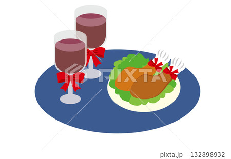 赤ワインととり肉料理 赤ワインととり肉料理 132898932