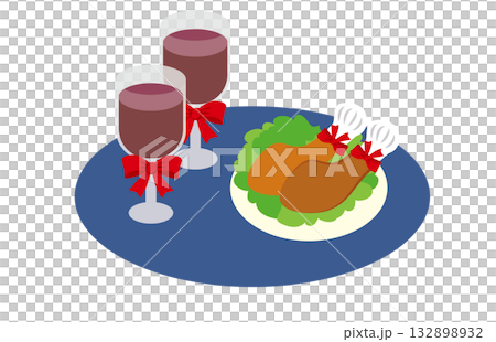 赤ワインととり肉料理 赤ワインととり肉料理 132898932