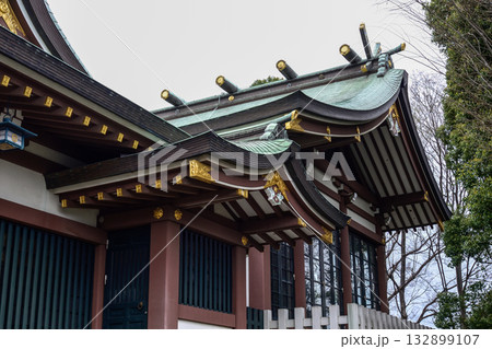 上赤塚　氷川神社　社殿 132899107