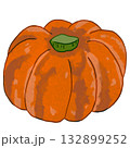 オレンジ色のかぼちゃ 132899252