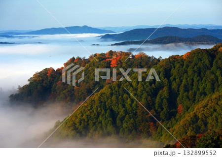 紅葉の天空の山城2412 132899552
