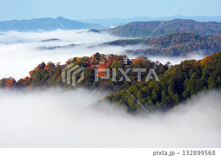紅葉の天空の山城2597 132899568