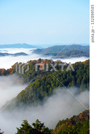 紅葉の天空の山城2714 紅葉の天空の山城2714 132899585