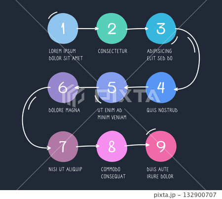 Workflow Infographics 132900707