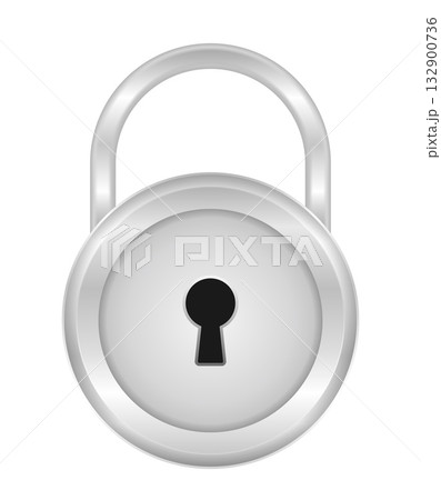Silver Metal Padlock Silver Metal Padlock 132900736