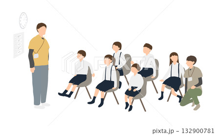 放課後等デイサービス|お話シーンと参加 放課後等デイサービス|お話シーンと参加 132900781