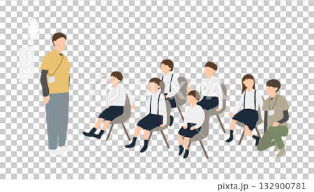 放課後等デイサービス|お話シーンと参加 放課後等デイサービス|お話シーンと参加 132900781