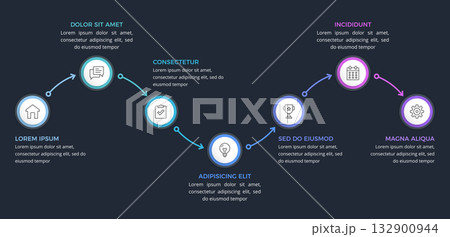 Workflow Infographics Workflow Infographics 132900944