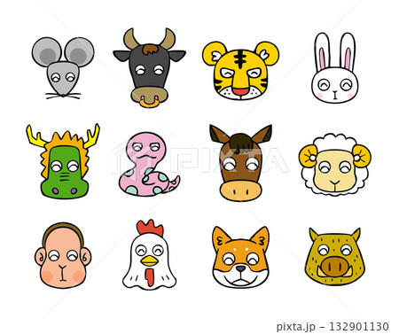 十二支セット_笑顔 132901130