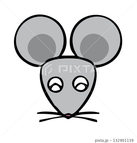 干支アイコン_子・鼠・ネズミ 132901139