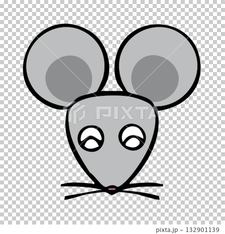 干支アイコン_子・鼠・ネズミ 132901139