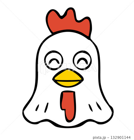 干支アイコン_酉・鳥・トリ 干支アイコン_酉・鳥・トリ 132901144