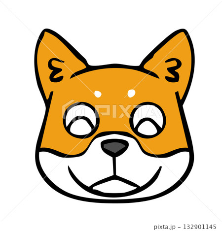 干支アイコン_戌・犬・イヌ 132901145