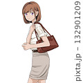 バッグを持つ女性 132901209