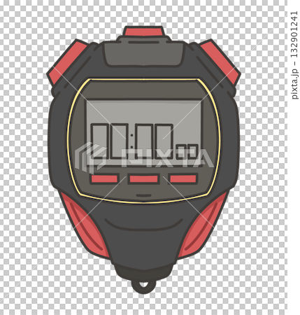 體育中使用的秒錶示意圖 132901241