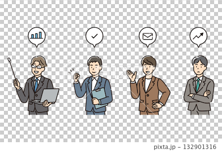 Businessman set 132901316