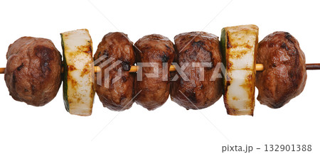 Grilled Meat and Zucchini Grilled Meat and Zucchini 132901388