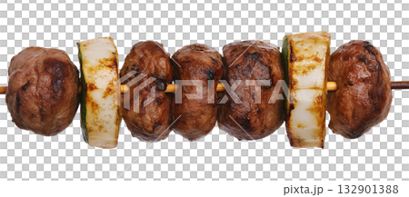 Grilled Meat and Zucchini Grilled Meat and Zucchini 132901388