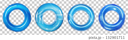 Blue Swimming Rings Blue Swimming Rings 132901711